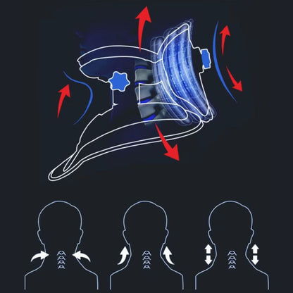 Neck Stretcher for Pain Relief - Adjustable Cervical Traction Device Ideal for Neck Tension and Discomfort