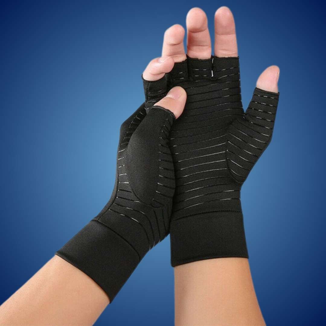 Fingerless Gloves for Arthritis – Compression Support for Hand & Joint Pain Relief
