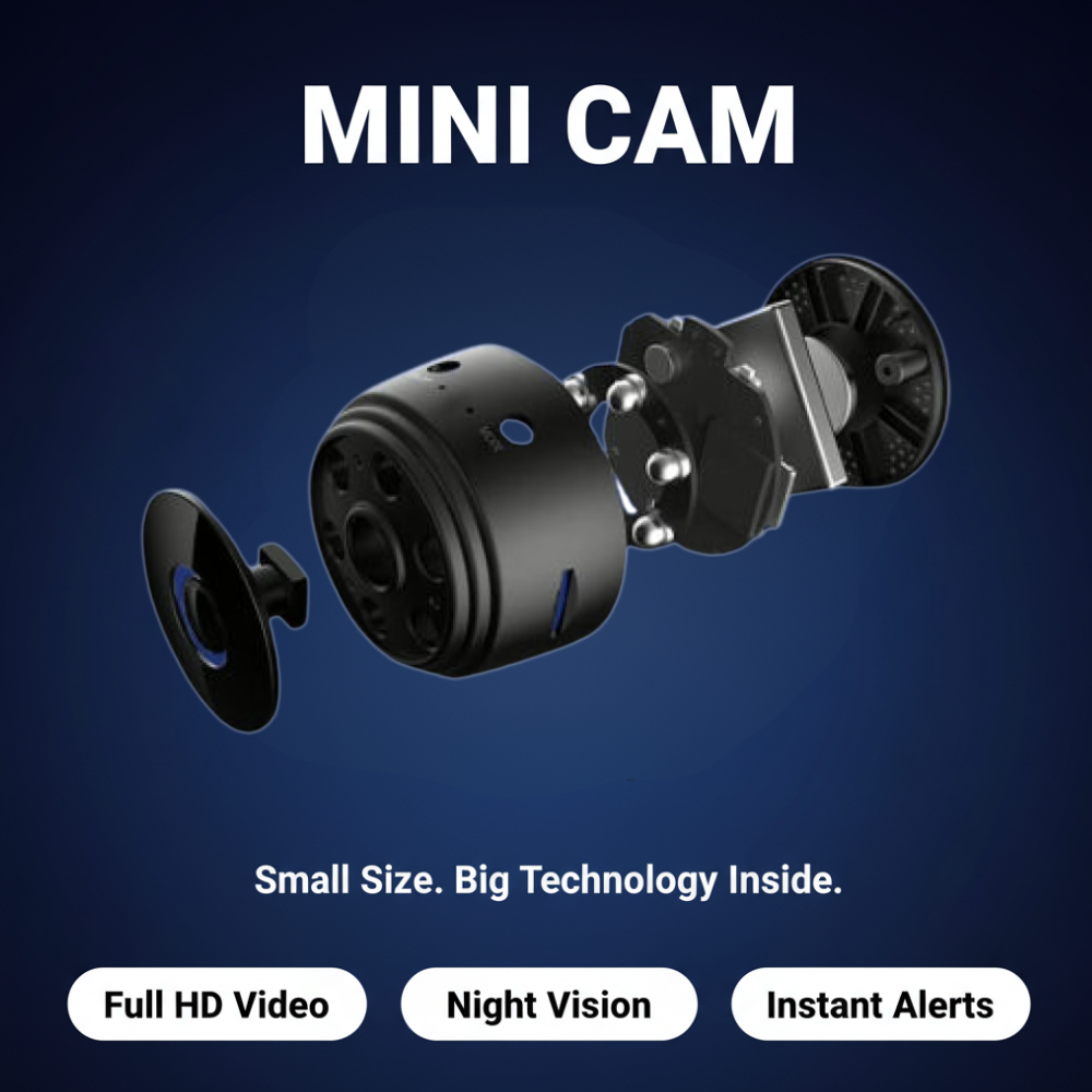 Mini CCTV Camera Outdoor for Home Security | 360° Small Wireless Hidden CCTV Camera With Night Vision & Motion Alerts