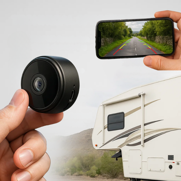 HD Wireless Backup Camera for RVs, Trucks, and Trailers - Night Vision, Waterproof, Easy Installation