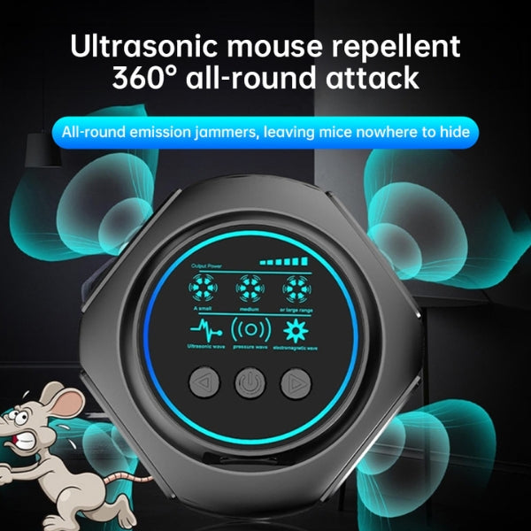 Ultrasonic Bat Repeller | 360° Coverage. Safe & Silent Device for Attics. Garages & Roofs
