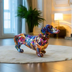 Decorative Dachshund Figurine – Porcelain Sausage Dog Gift for Dog Lovers