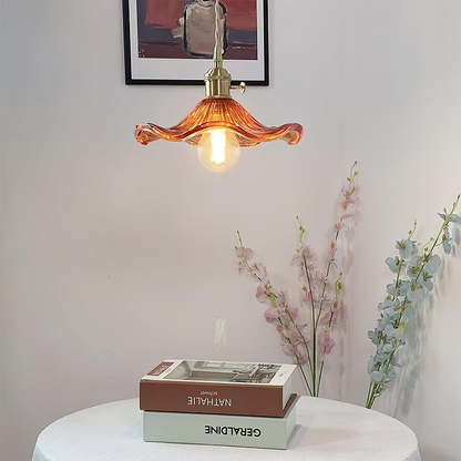Hibiscus Flower Table Lamp - Decorative Lighting Fixture for Living Room & Bedroom Decor