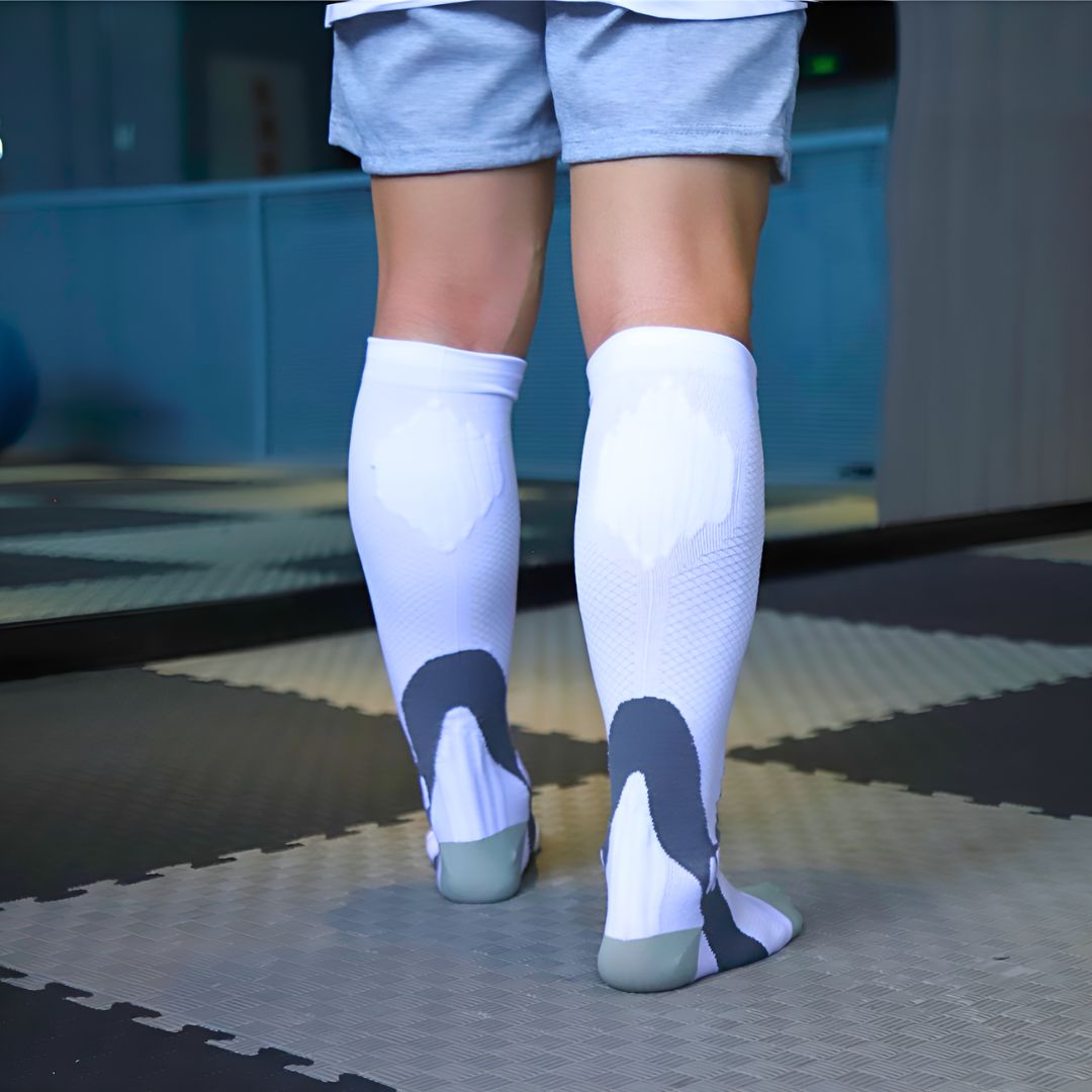 Men's Compression Socks 20-30mmHg | Knee High Graduated Support | For Work, Sports & Daily Circulation