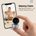Nanny Cam With Audio | Wireless Baby Monitor Nanny Camera With 2-Way Talk, Night Vision & Alerts
