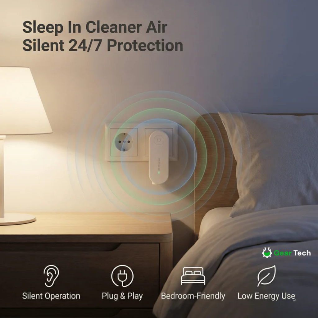 Mini Air Cleaner Purifier for Dust Mites | Home Dust Purifier for Allergy