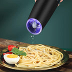 Electric Salt and Pepper Mill Set | Automatic, Adjustable Grind & LED Light for Modern Kitchens