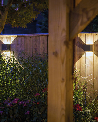 LED Outdoor Up Down Wall Light | Waterproof Metal Fixture for Patio. Garden & Entryway Illumination