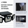 Image of Solar-Powered Outdoor Lights – Panta Trio with Motion Sensor for Garden & Security Lighting