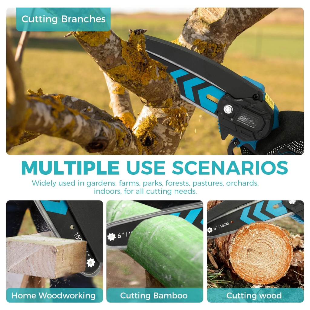 Handheld Chain Saw - Battery Operated