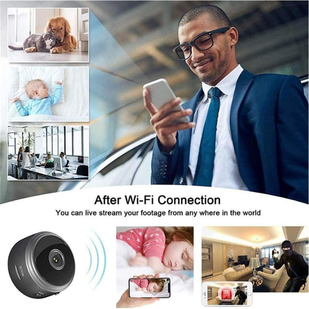 Eyecam Mini Spy Camera – Compact Wi-Fi Home Security Camera for Indoor Surveillance