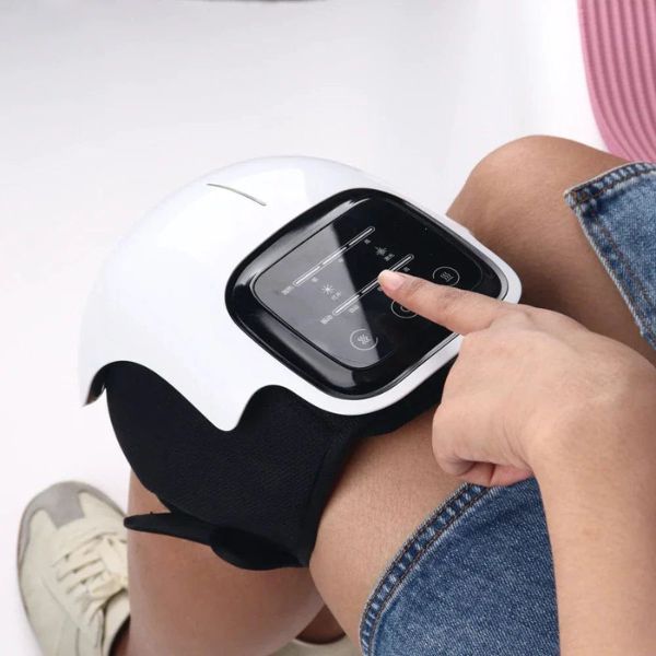Knee Massager with Red Light Therapy for Pain Relief and Muscle Recovery