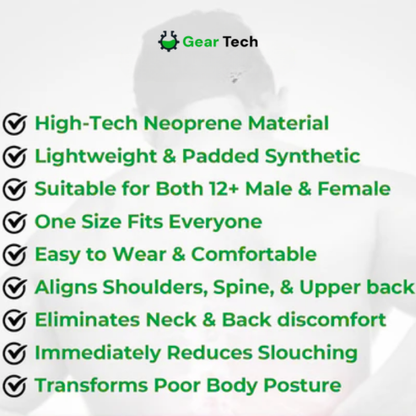 Back Brace Posture Corrector | Adjustable, Lightweight & Comfortable Support for Poor Posture Brace