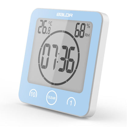 Waterproof Digital Shower Clock with Suction Cup Mount - Perfect for Timing Showers & Bathing Activities