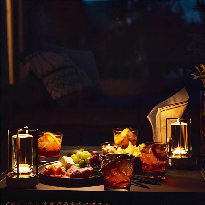 Wireless Waterproof Table Lamp | Touch-Sensitive, Adjustable Brightness & Ideal for Home Decor