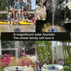 Image of Solar Bionic Fountain for Gardens Birth Bath for Floor / Ground