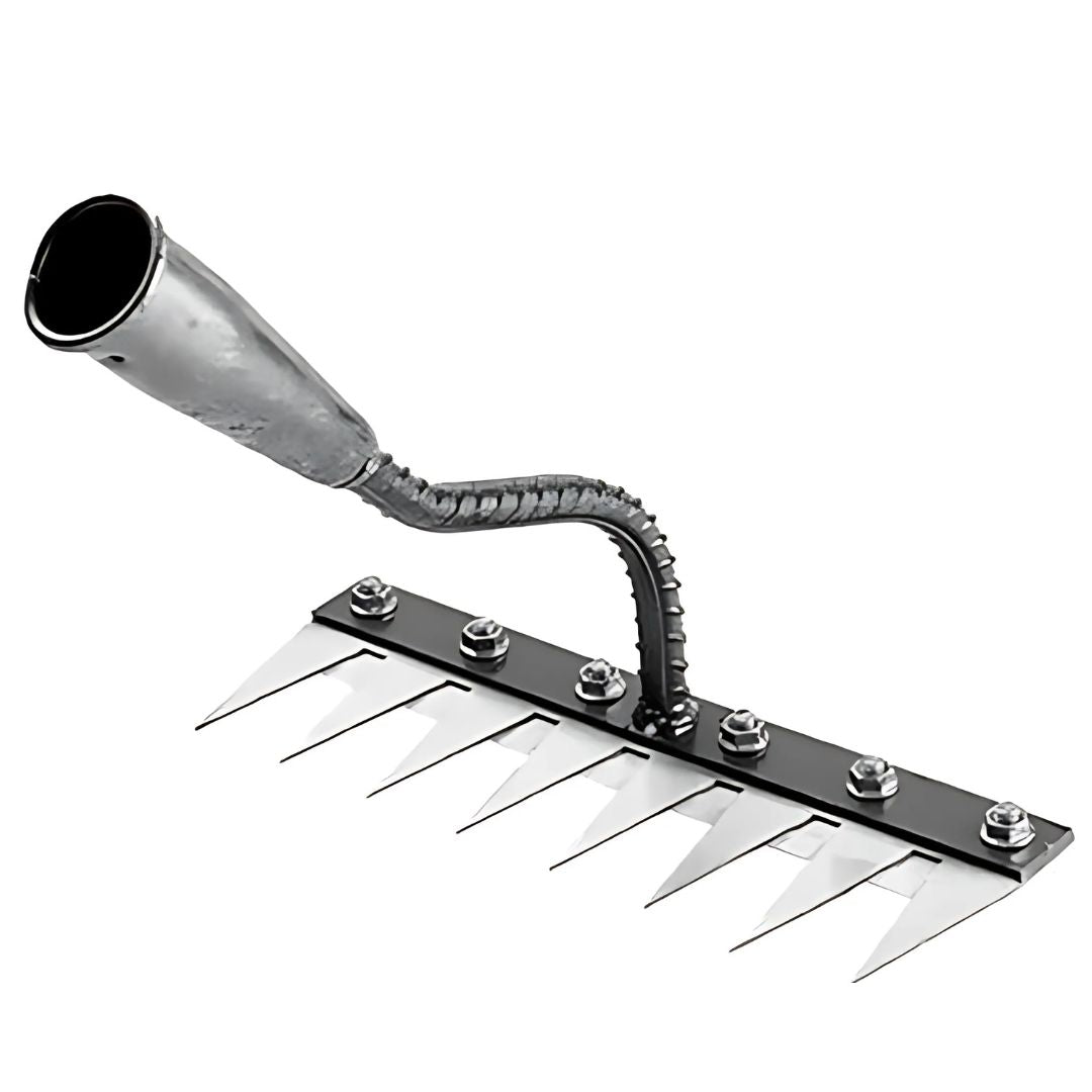 Weeding Rake | Ultra-Durable Steel Teeth & Ergonomic Handle for Effortless Garden Maintenance