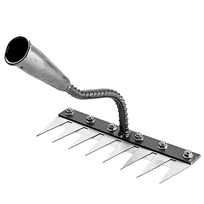 Weeding Rake | Ultra-Durable Steel Teeth & Ergonomic Handle for Effortless Garden Maintenance