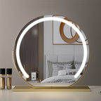 LED Touch Control Vanity Mirror | 360° Rotatable. Dimmable Light & Ideal for Daily Makeup and Skincare Applications