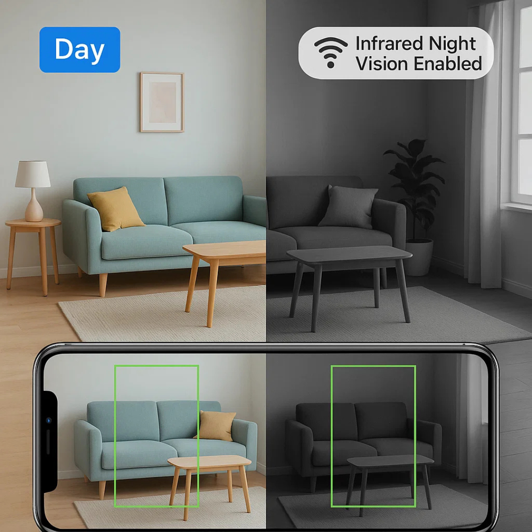 Mini Wireless Hidden Camera and Audio - Tiny Surveillance Mini Spy Cameras Wireless Nanny Monitoring