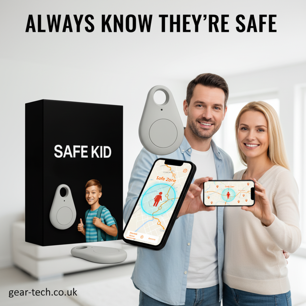 Child GPS Tracker | Waterproof, Real-Time Location & SOS Alerts for Kids' Safety
