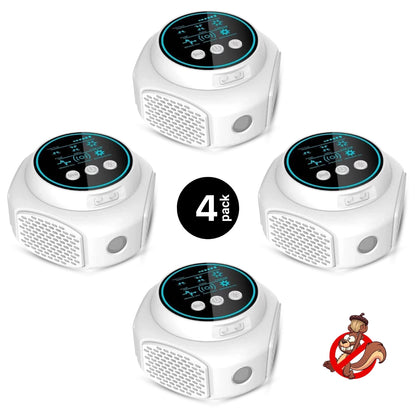 Smart Squirrel Indoor Repeller | 360° Coverage. Ultrasonic Technology & Safe for Home Use