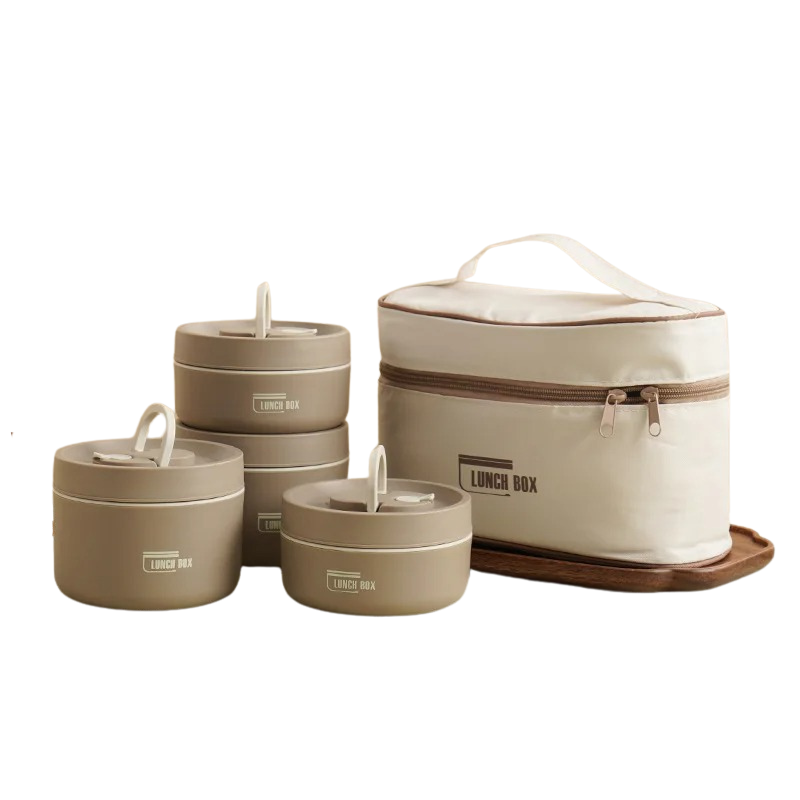 Durable Stainless Steel Lunch Box Set | Leak-Proof, Insulated & Perfect for Professionals, Students, and Family Outings