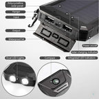 500000mAh Solar Charger Waterproof Power Bank External