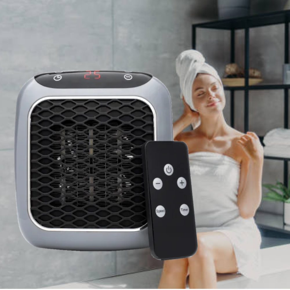 Portable Bathroom Wall Heater | High energetic efficiency and fast heating