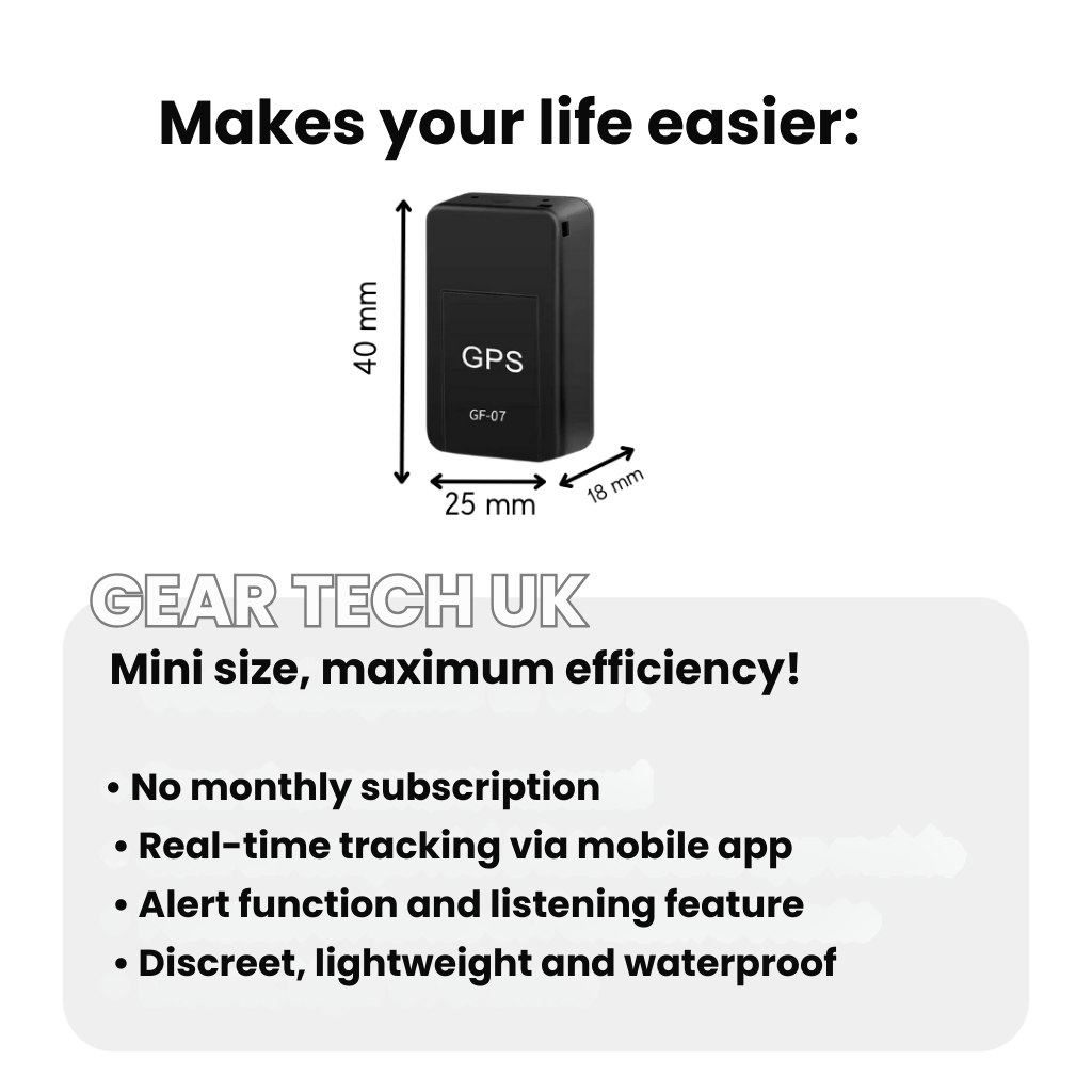 GPS Tracker for Bicycles | Real-Time Location Updates, Water-Resistant & Ideal for Personal Safety and Vehicle Tracking