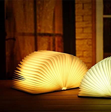 LED Book Lamp - Magical Reading Light for Home Decor & Nightstand Use