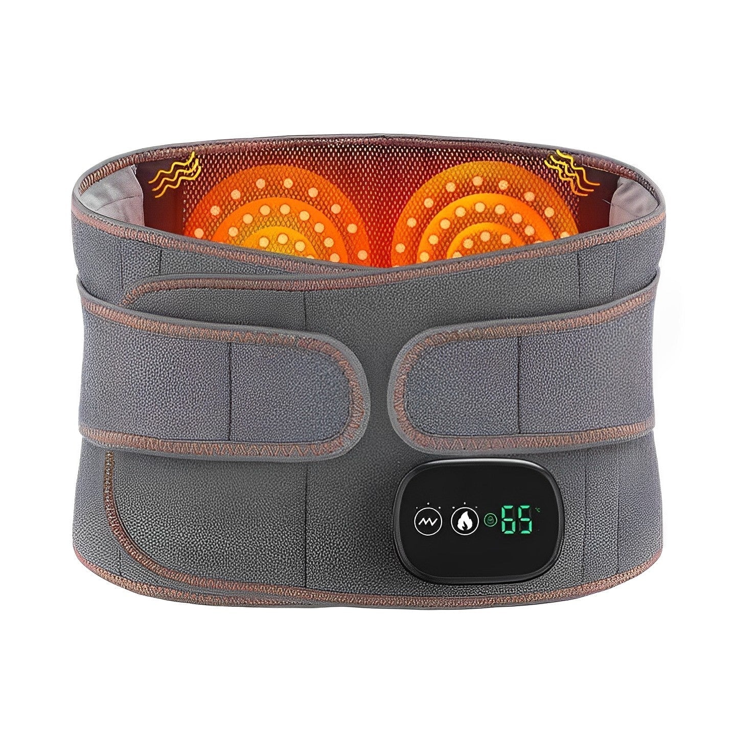 Infrared Back Support Belt | Adjustable Heat & Vibration for Pain Relief and Muscle Relaxation