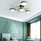 Contemporary Round Iron LED Chandelier | Energy-Efficient. Stylish Lighting for Living Rooms. Dining Areas & Entryways