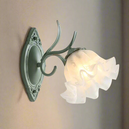 LED Lily of the Valley Flower Wall Lamp - Decorative Floral Light Fixture for Living Room & Bedroom Decor