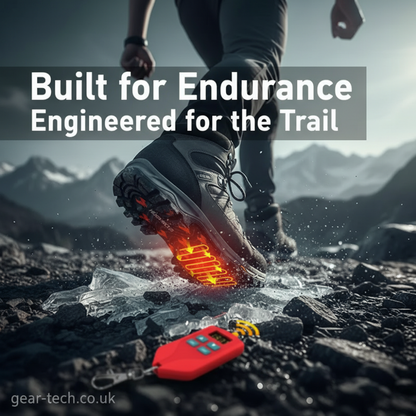 Rechargeable Heated Insoles for Hiking & Outdoor Sports – Electric Thermal Foot Warmers for Boots & Cold Weather UK