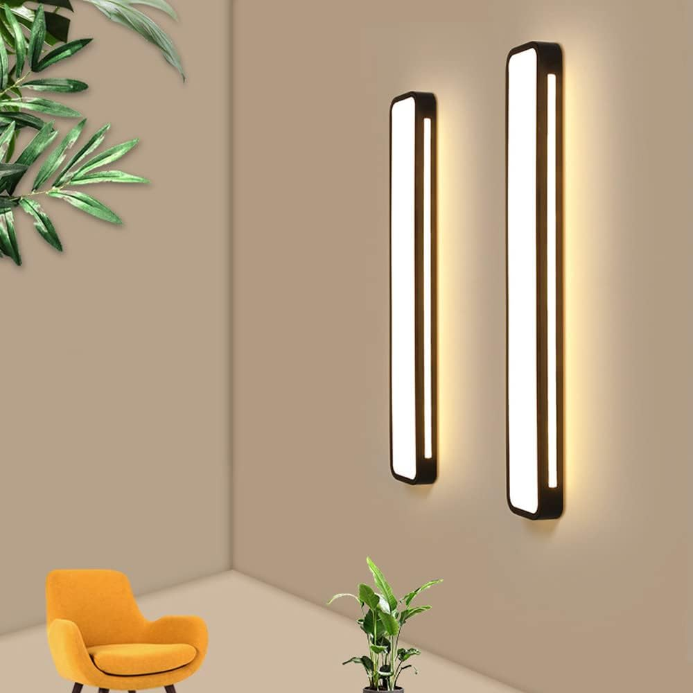 LED Ceiling Light Fixture - Nordic Minimalist Design - Long Linear Light for Modern Home & Office Spaces