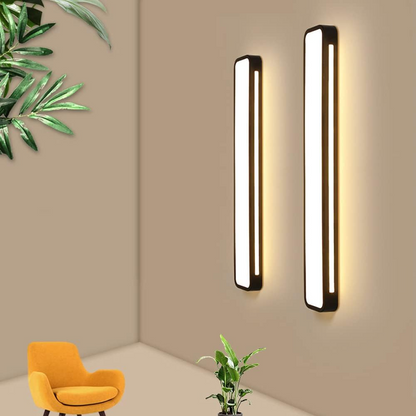 LED Ceiling Light Fixture - Nordic Minimalist Design - Long Linear Light for Modern Home & Office Spaces