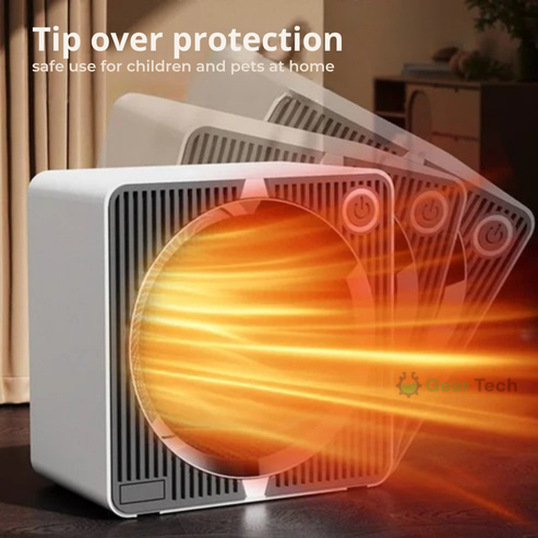 500W Electric PTC Ceramic Heater | Rapid Heating, Energy Efficient & Safe for Indoor Use in Winter