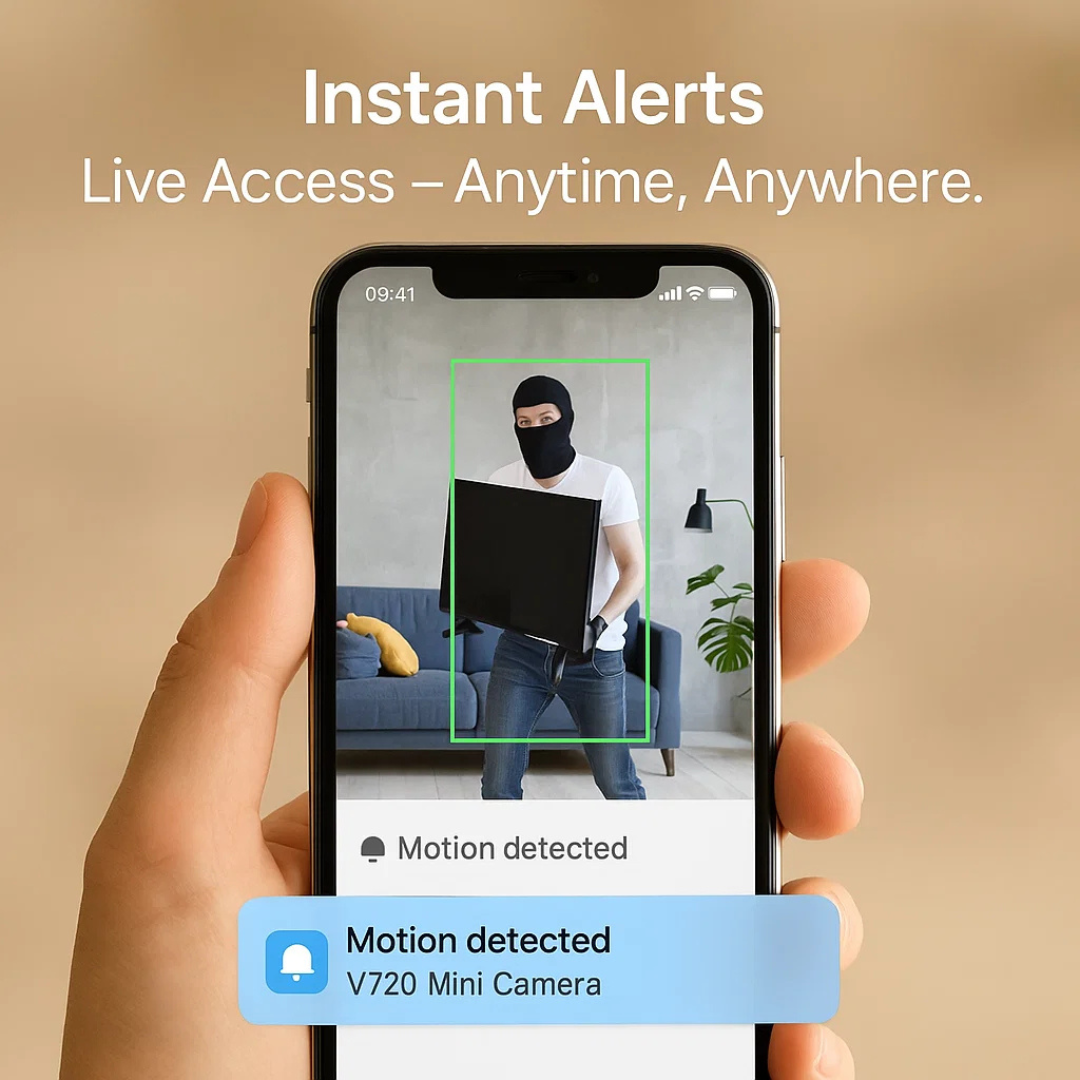 Mini Wireless Hidden Camera and Audio - Tiny Surveillance Mini Spy Cameras Wireless Nanny Monitoring