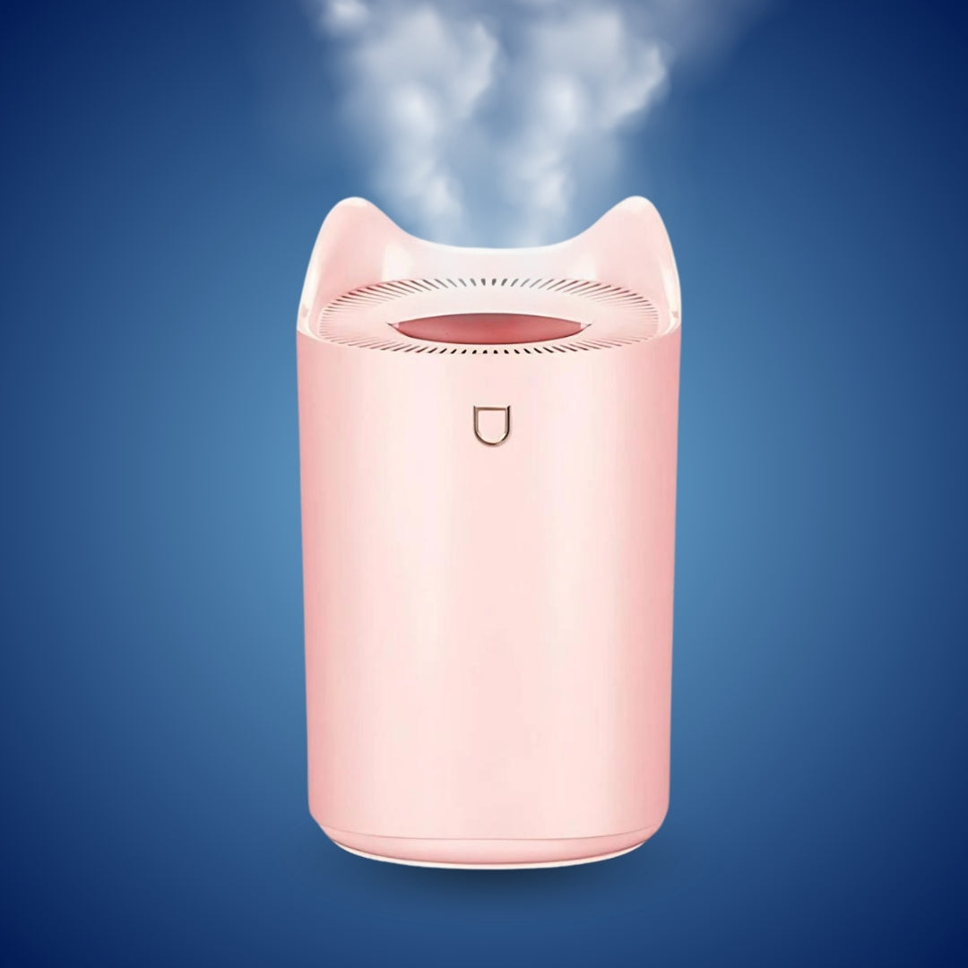 Small Ultrasonic Humidifier for Home – Relief for Blocked Nose, Bedroom Use, Quiet & Affordable