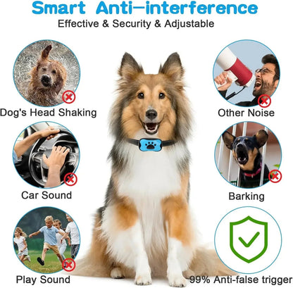Anti-Bark Dog Collar – Stop Unwanted Barking with the BarkBuddy Vibration Training Collar for Dogs