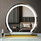 LED Touch Control Vanity Mirror | 360° Rotatable. Dimmable Light & Ideal for Daily Makeup and Skincare Applications
