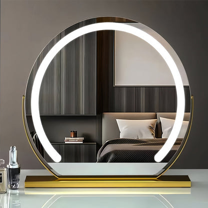 LED Touch Control Vanity Mirror | 360° Rotatable. Dimmable Light & Ideal for Daily Makeup and Skincare Applications