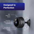 Mini CCTV Camera Outdoor for Home Security | 360° Small Wireless Hidden CCTV Camera With Night Vision & Motion Alerts