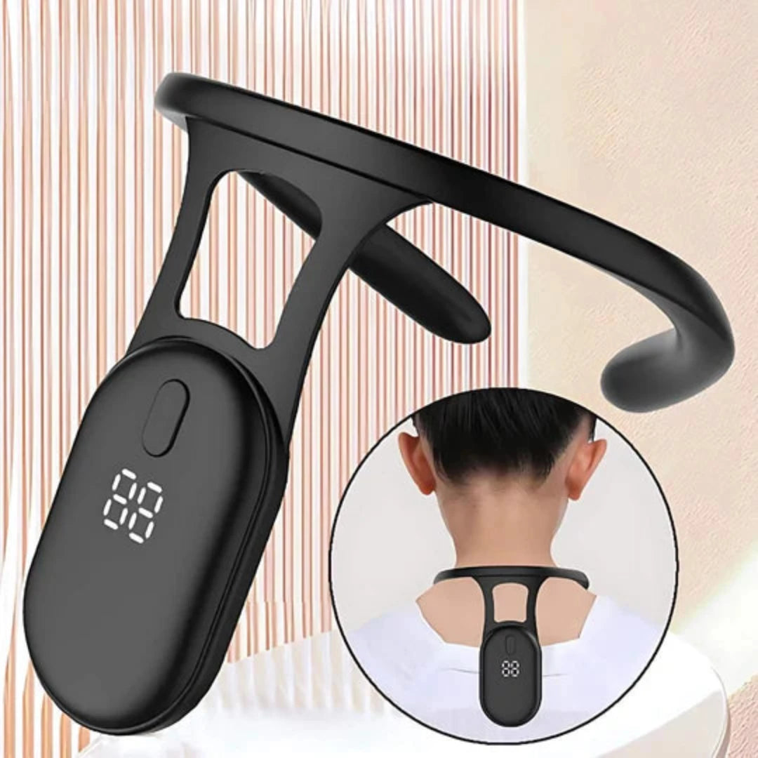 Cervical Spine Traction Neck Support for Posture Correction | Adjustable Neck and Back Posture Corrector | Spine Alignment and Relief | Real Time feedback