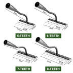 Weeding Rake | Ultra-Durable Steel Teeth & Ergonomic Handle for Effortless Garden Maintenance