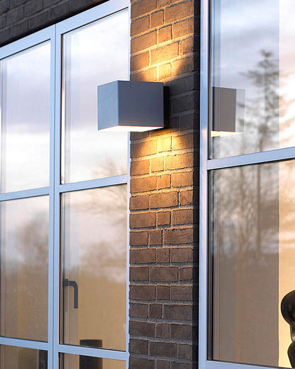 LED Outdoor Up Down Wall Light | Waterproof Metal Fixture for Patio. Garden & Entryway Illumination