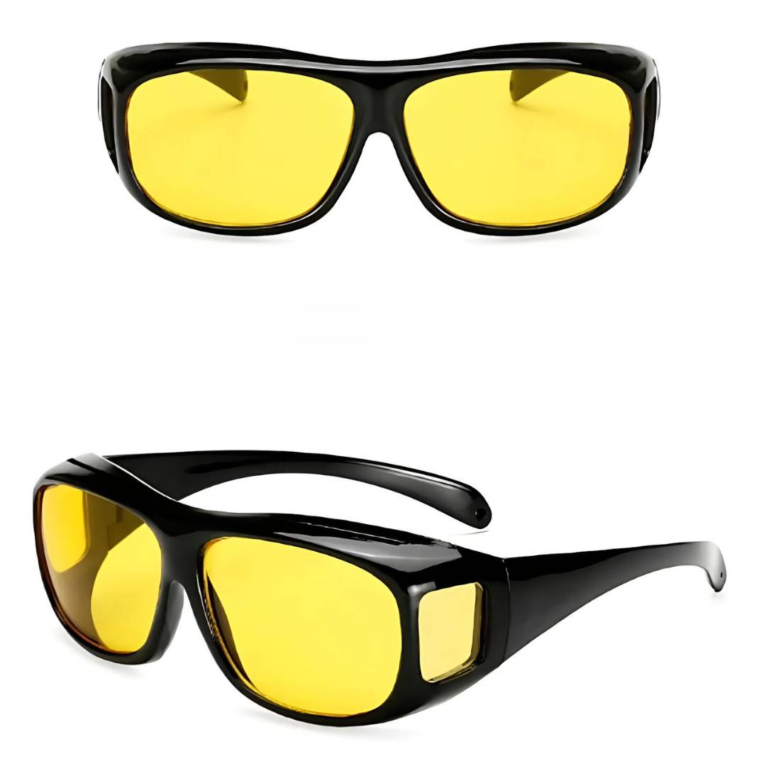 Night Driving Clarity Glasses - Anti-Glare UV Protection Eyewear for Reduced Eye Strain & Enhanced Vision During Nighttime Driving