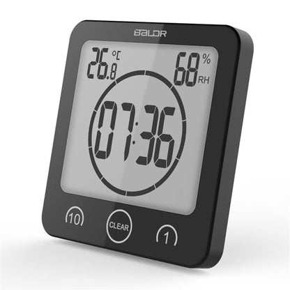Waterproof Digital Shower Clock with Suction Cup Mount - Perfect for Timing Showers & Bathing Activities