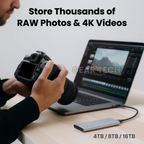 External SSD Hard Drive 1TB–16TB – Portable USB-C Solid State Storage Device | High-Speed External Storage for PC & Mac